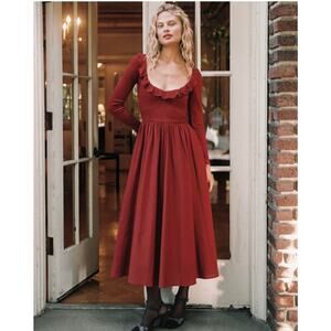 Brand new Christy dawn Marion Dress red S